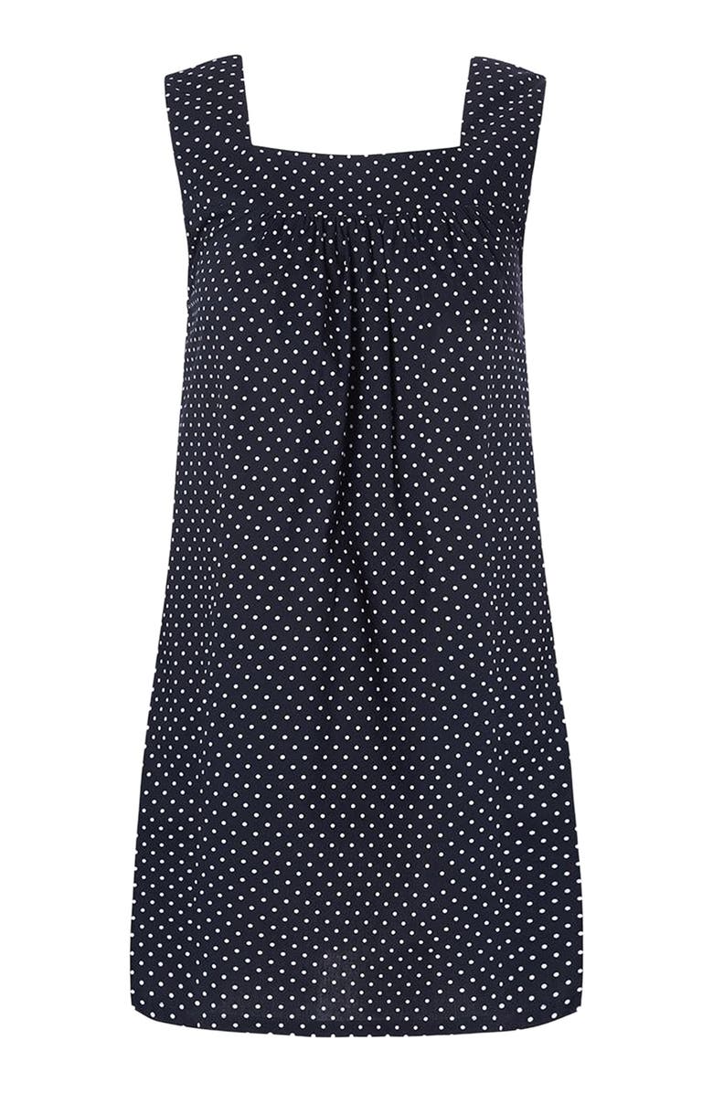 WeWoreWhat Square Neck Babydoll Mini Dress, Alternate, color, 