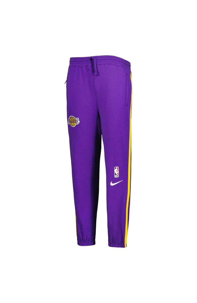 Nike Youth Nike Purple Los Angeles Lakers Courtside Showtime Performance Pants, Alternate, color, 