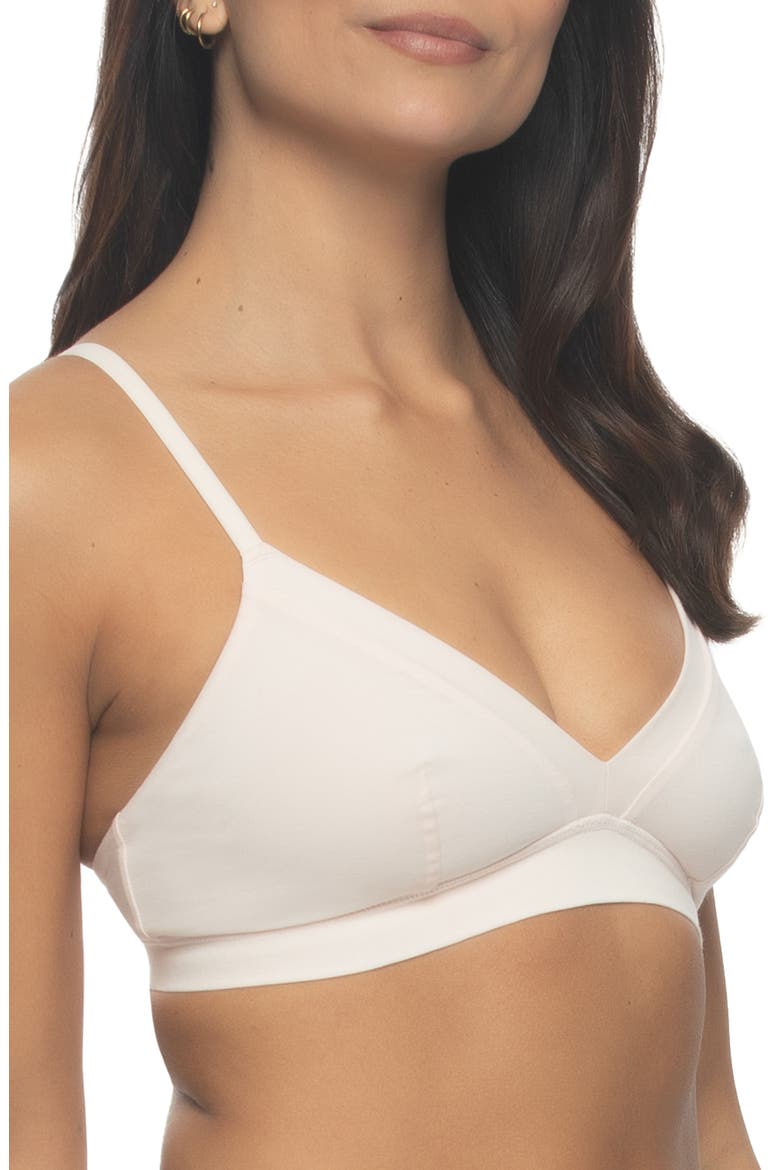 Assorted 2-Pack Stretch Cotton Bralettes, Alternate, color, BALLET