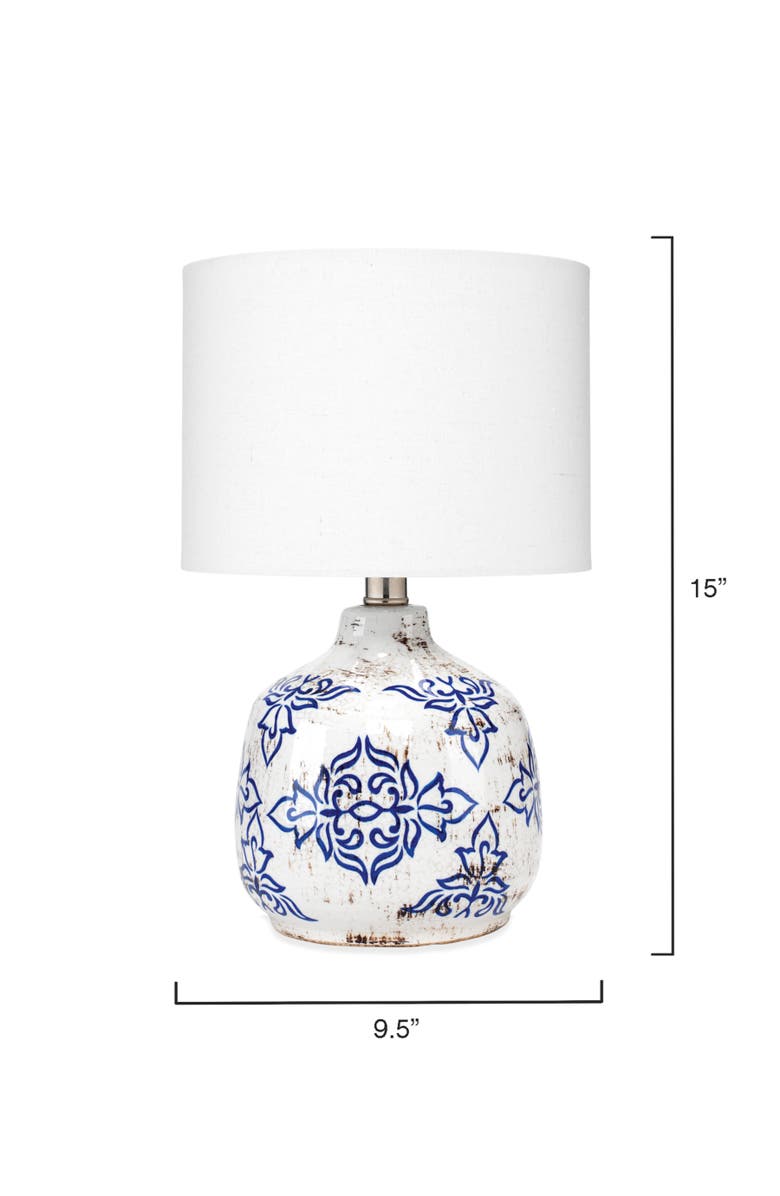 JAMIE YOUNG Ruby Ceramic Table Lamp, Blue, Alternate, color, Blue