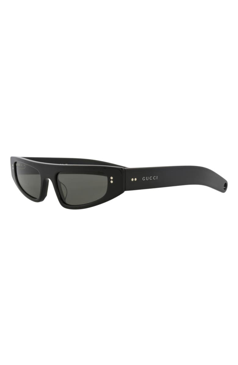 Gucci Novelty Sunglasses, Alternate, color, Black Black Grey
