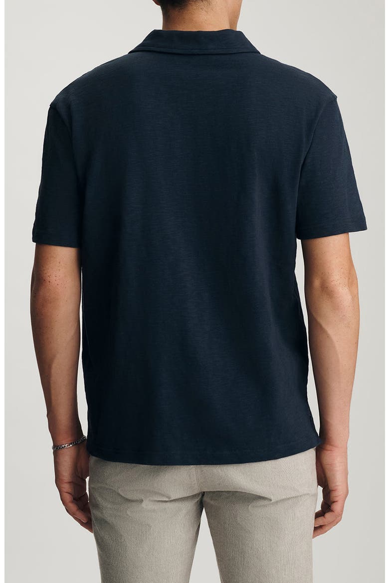 Slub Cotton Polo, Alternate, color, TOTAL ECLIPSE