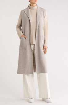 Eileen Fisher Longline Wool Vest