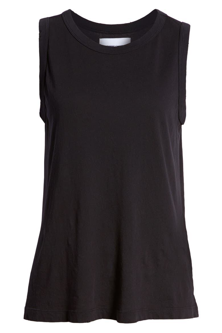 The Muscle Tank Top, Alternate, color, CAVIAR