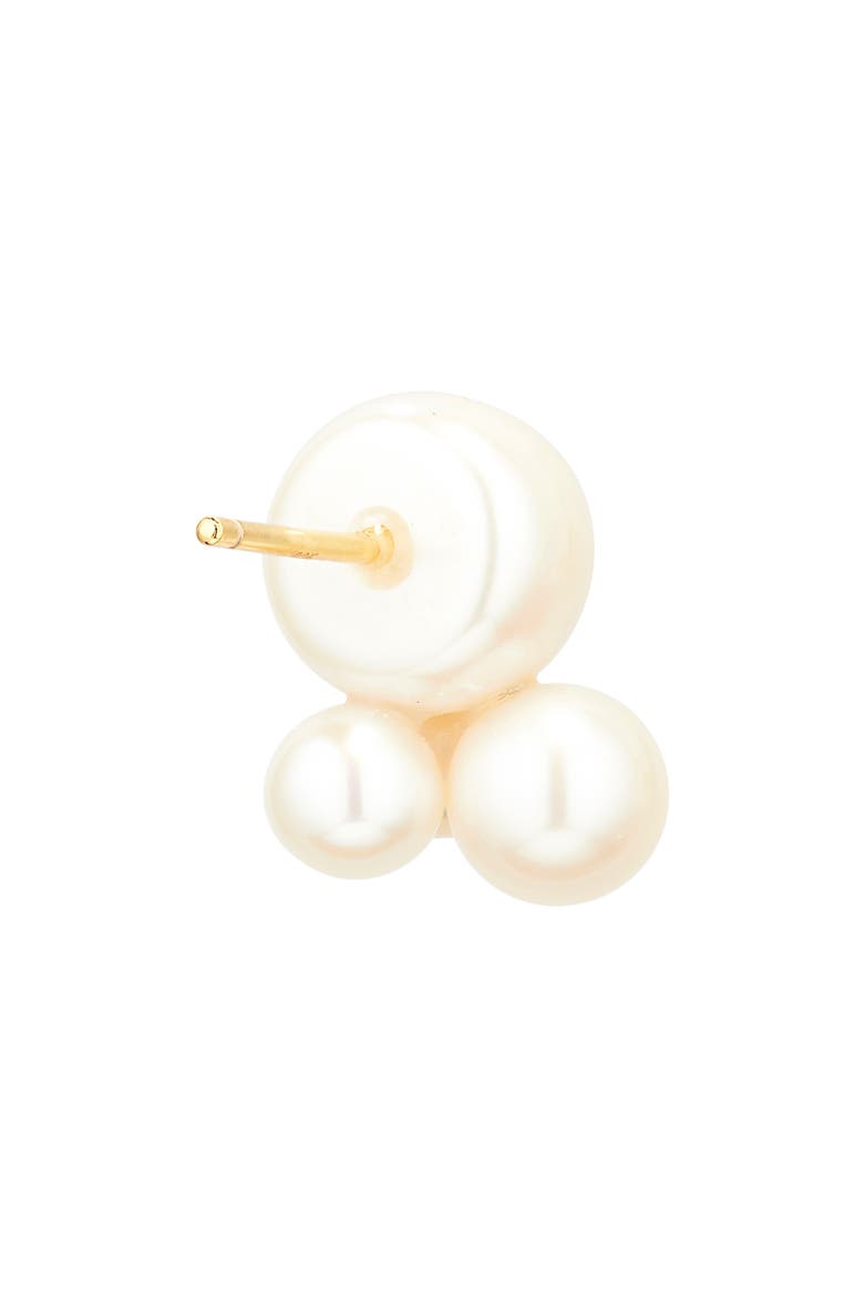 Cata Freshwater Pearl Cluster Stud Earrings, Alternate, color, WHITE