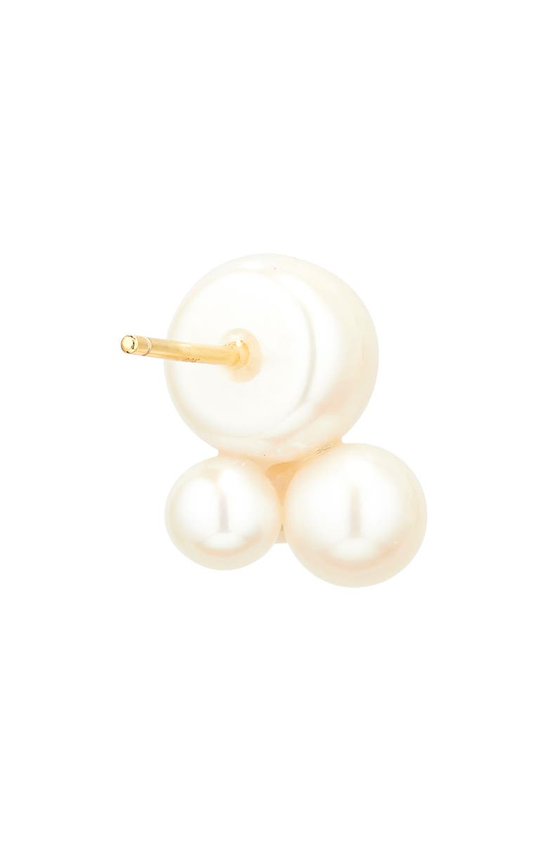 Éliou Cata Freshwater Pearl Cluster Stud Earrings, Alternate, color, White