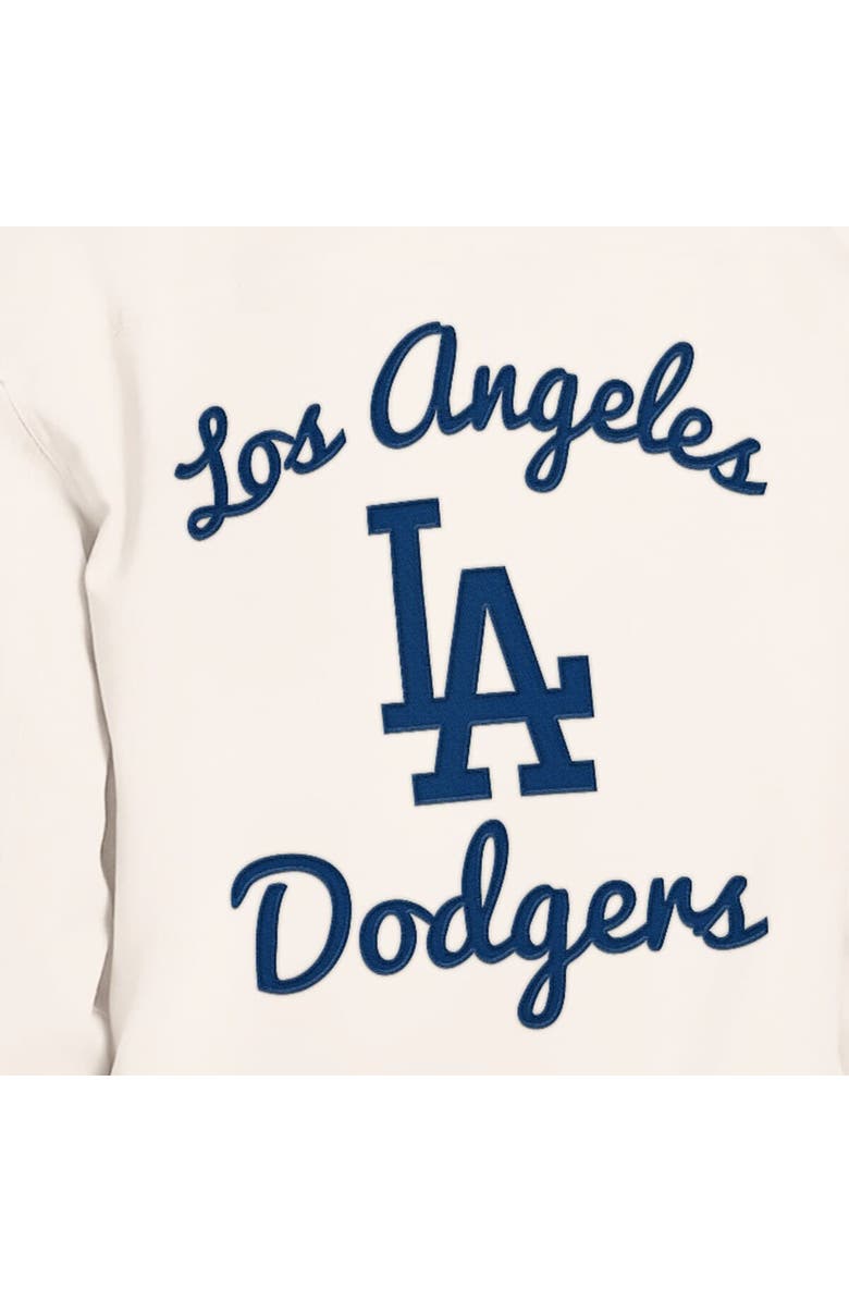 STARTER Men's Starter  White Los Angeles Dodgers Franchise Lightweight Full-Zip Jacket, Alternate, color, White