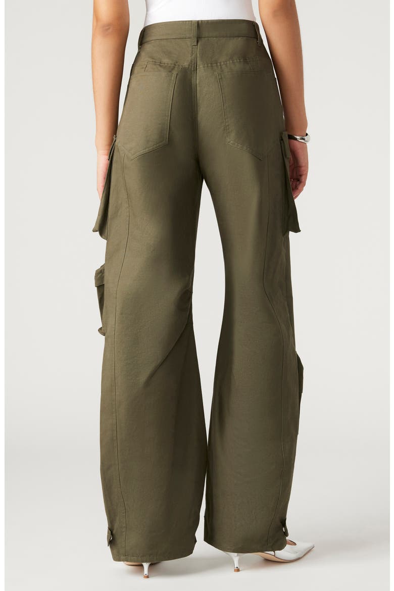 Duo Wide Leg Cargo Pants, Alternate, color, OLIVE