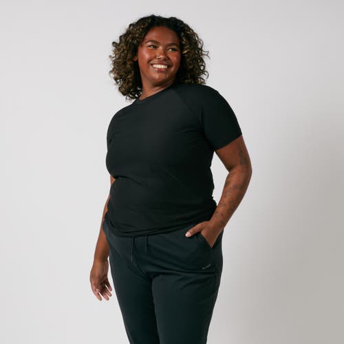Tomboyx Solarmesh Raglan Tee In Black