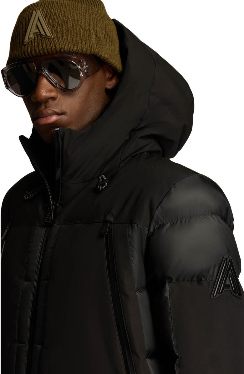 Alpenhaus Barren Heavyweight Multi-Tone Puffer with Semi-Lustrous Finish, Alternate, color, Black