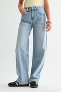 Jemina Denim Arc High Waist Barrel Jeans