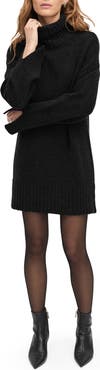 Favorite Daughter The St. James Long Sleeve Turtleneck Wool Blend Sweater Dress