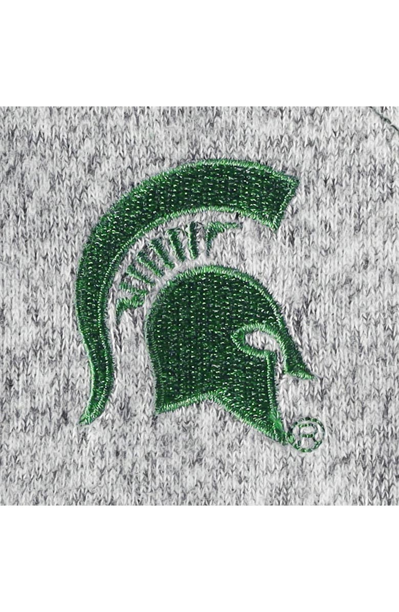 ZOOZATZ Women's ZooZatz Green/Gray Michigan State Spartans Colorblock Cozy Tri-Blend Lounge Pants, Alternate, color, Green