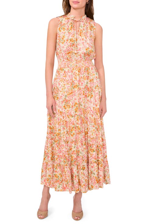 Floral Tiered Maxi Dress