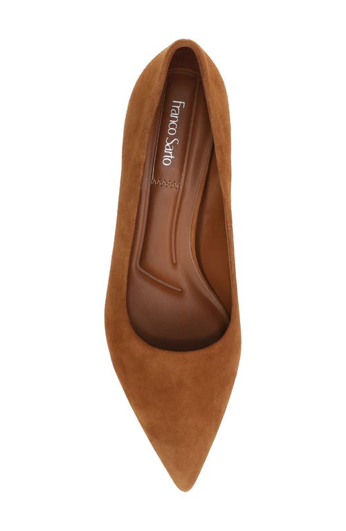Franco Sarto Racer Pointed Toe Pump In Brown