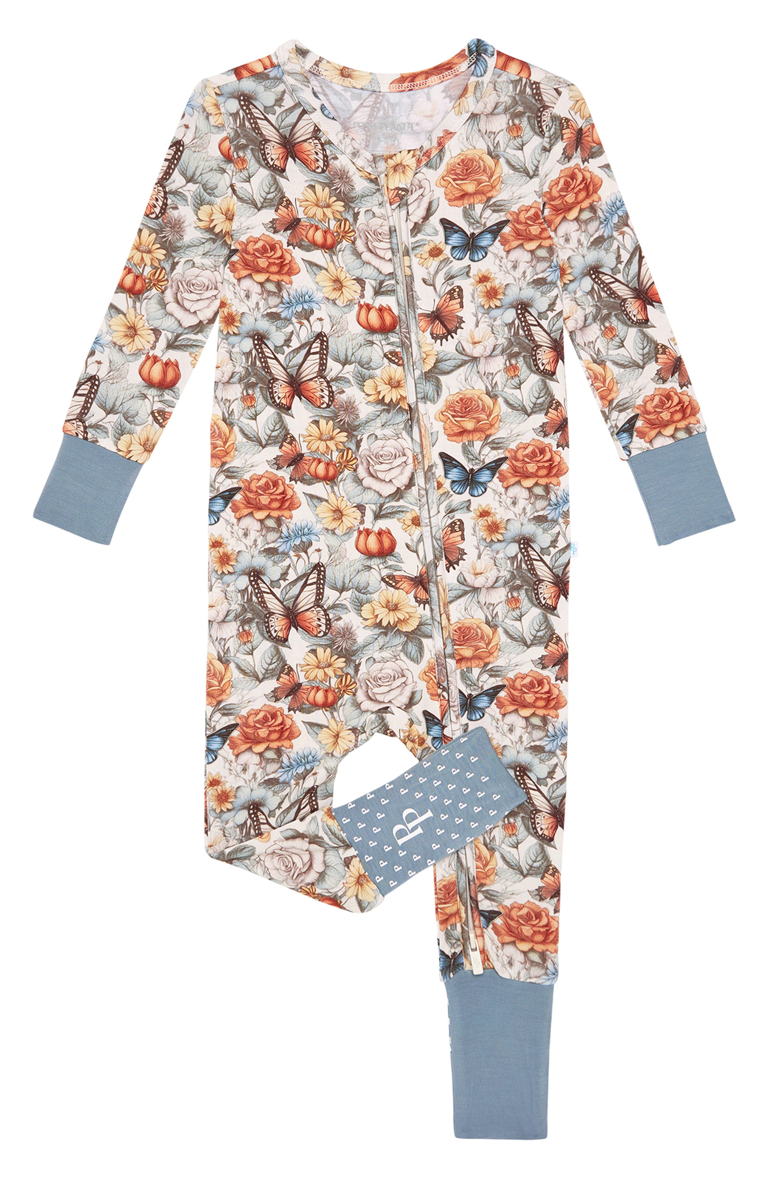Mariposa Convertible Zip-Up Footie