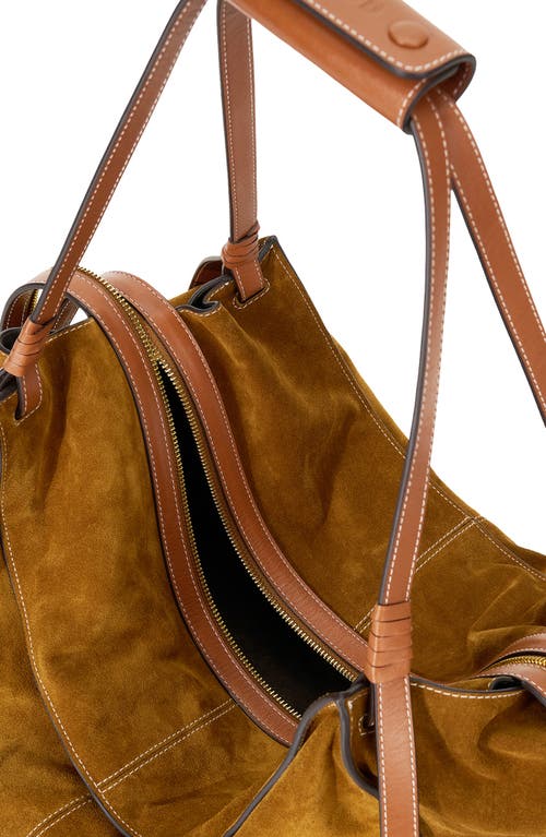 Staud Harold Hobo Bag In Brown