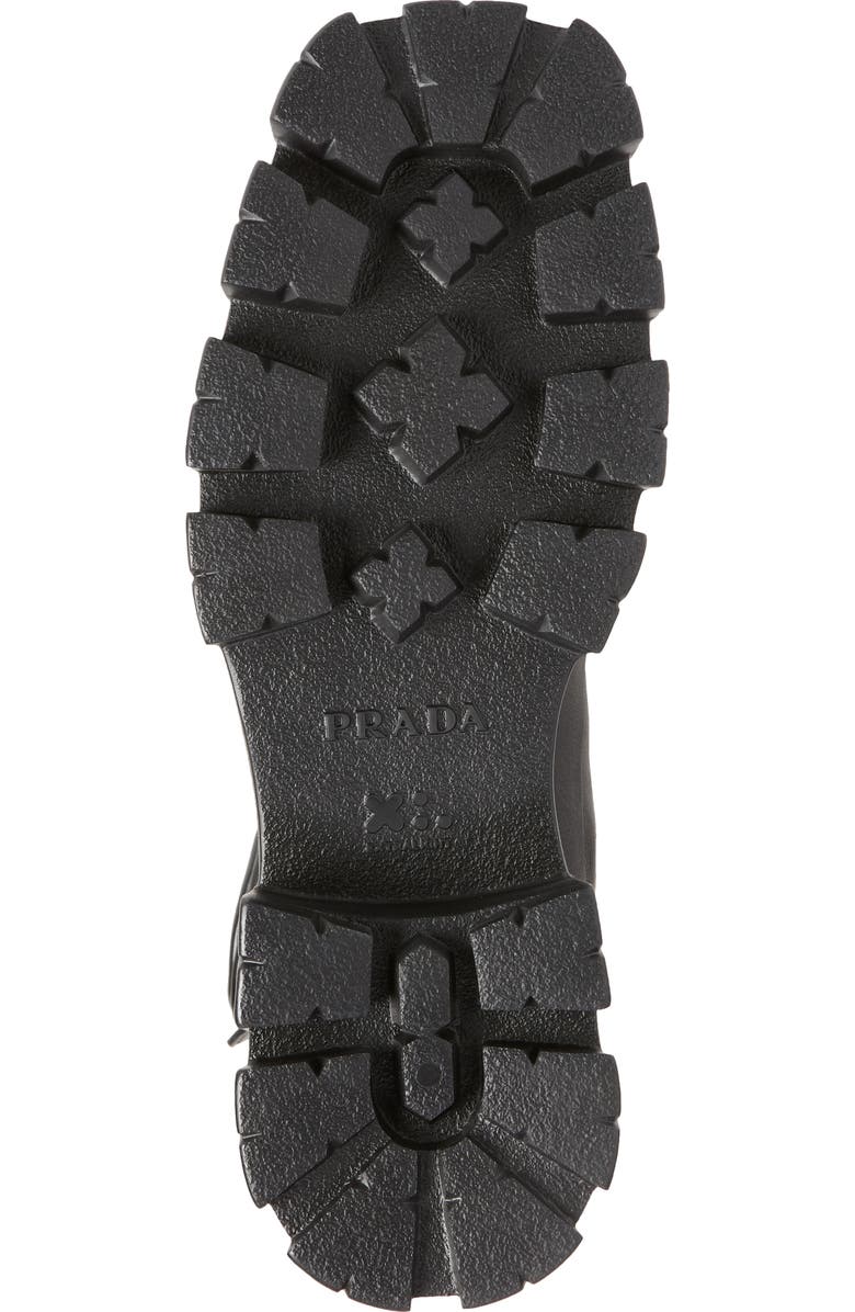 Prada Monolith Chelsea Boot with Pouch, Alternate, color,
