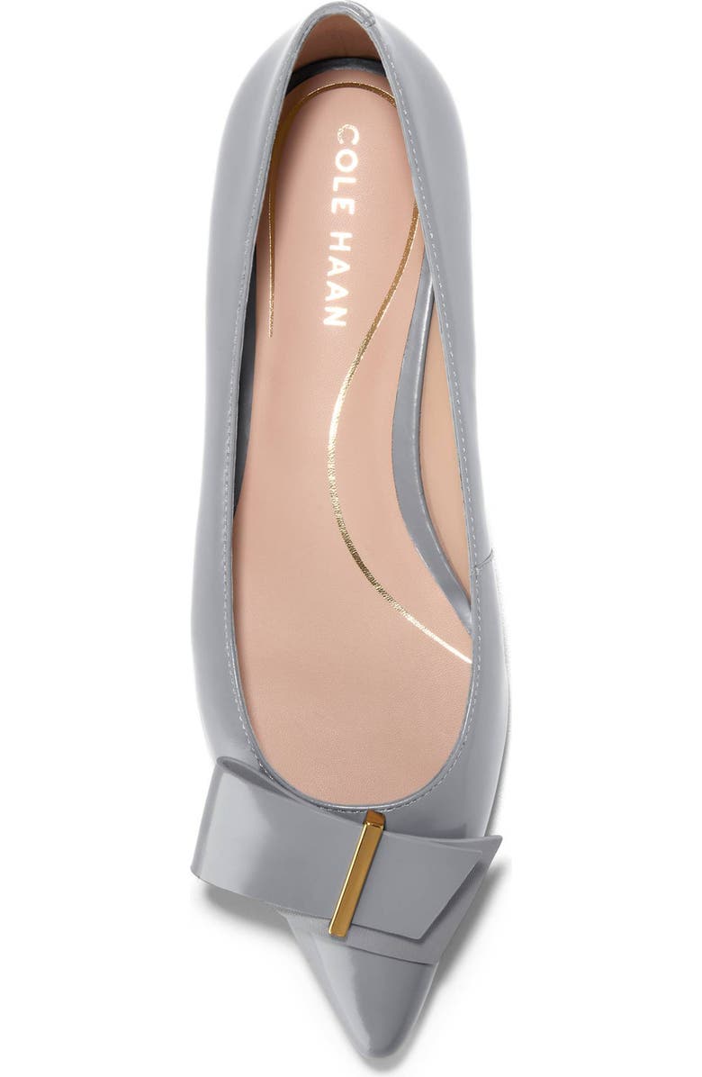 Cole Haan Felicia Bow Ballet Flat, Alternate, color, Frost Gray Box Leather