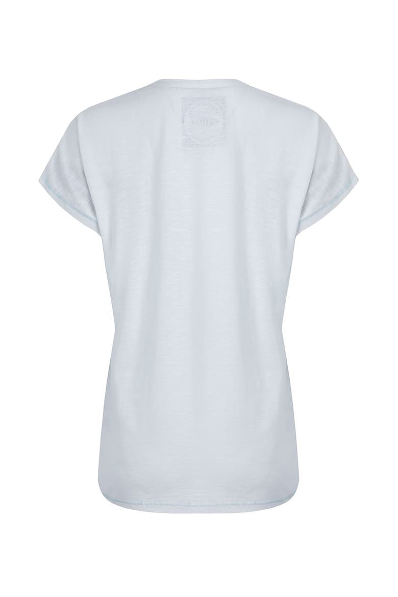 Beach Run Front Print Graphic T-Shirt, Alternate, color, White