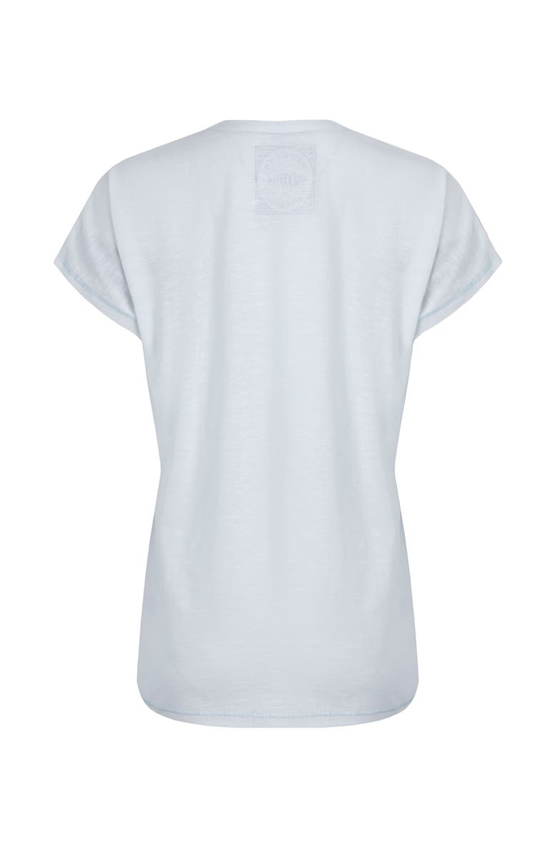 Weird Fish Beach Run Front Print Graphic T-Shirt, Alternate, color, White