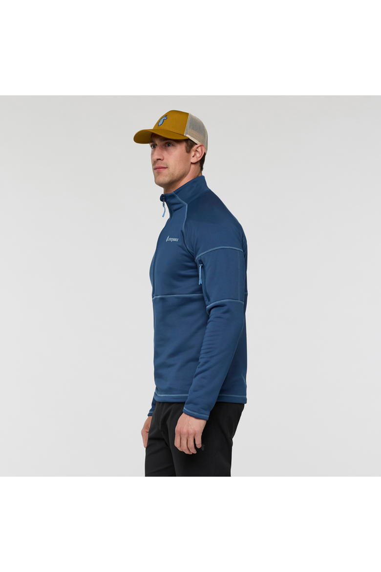 Tempa Fleece Half-Zip Pullover - Men's, Alternate, color, Deep Sea