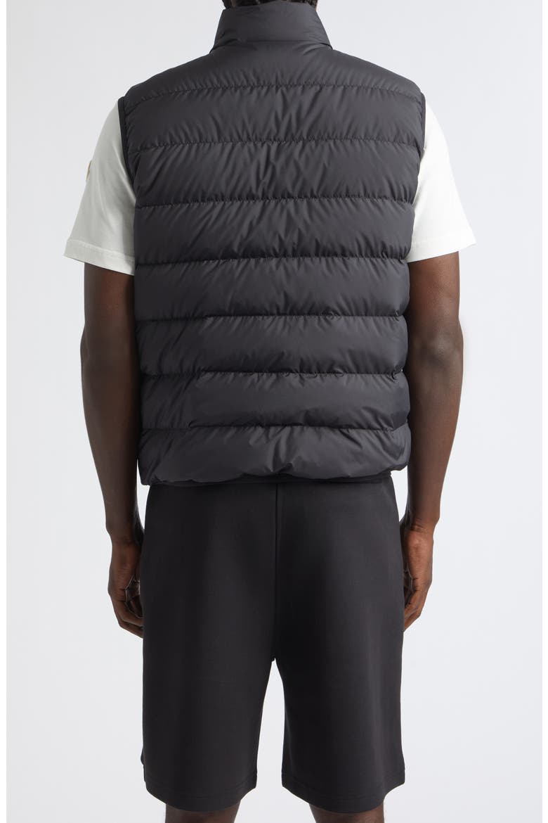 Contrin Down Puffer Vest, Alternate, color, BLACK