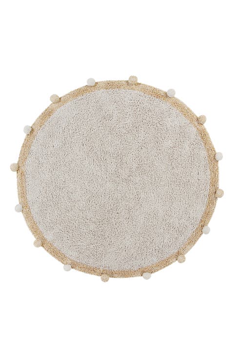 Bubbly Washable Cotton Area Rug