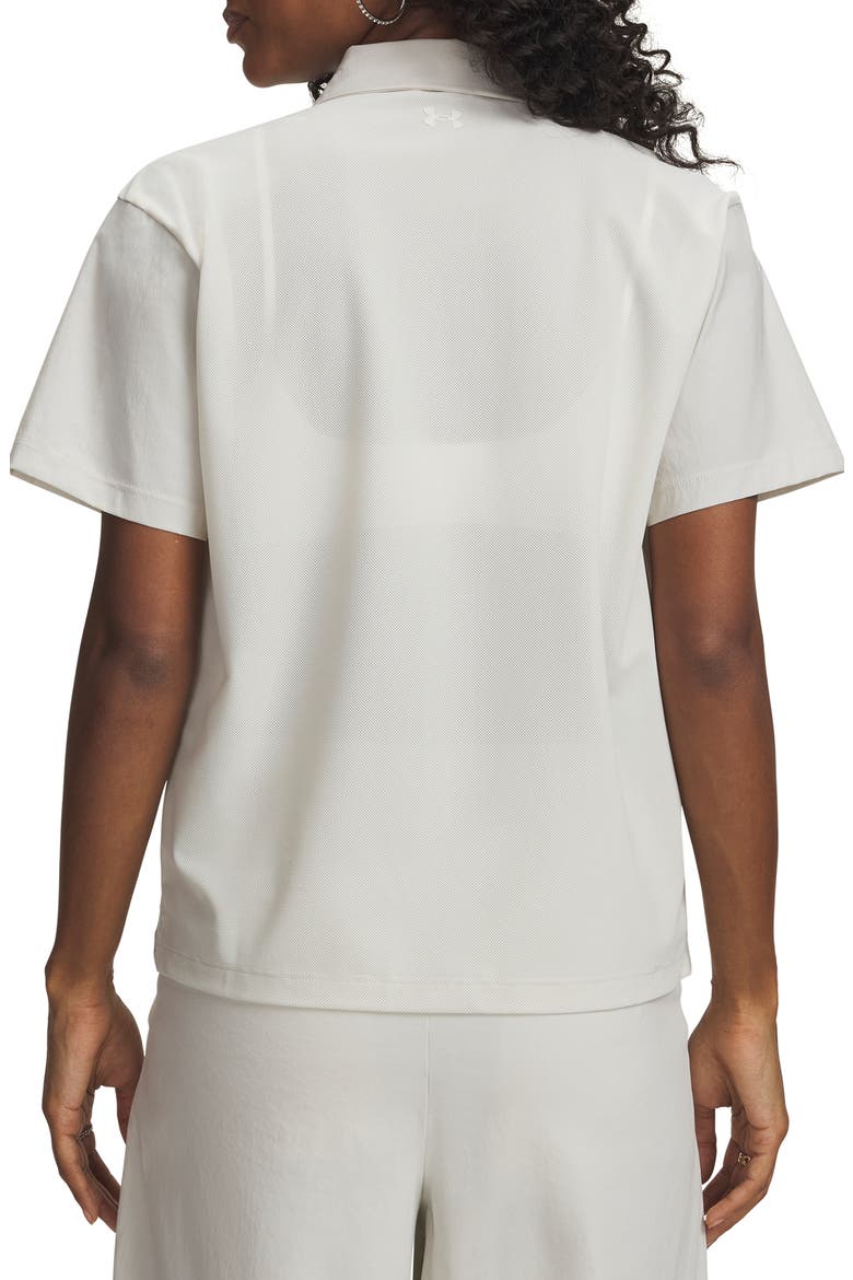 Unstoppable Short Sleeve Button-Up Performance Shirt, Alternate, color, WHT