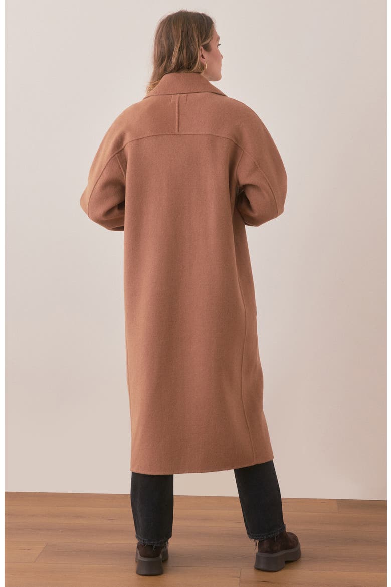 Colette Longline Coat, Alternate, color, CAMEL