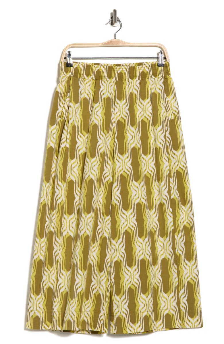 Democracy Crop Wide Leg Pants, Alternate, color, Key Lime Multi