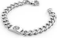 PHILIPP PLEIN Stainless Steel Bracelet Plein Tag Men