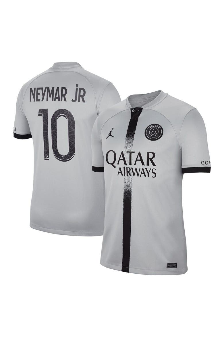 Men's Nike Neymar Jr. Black Paris Saint-Germain 2022/23 Away Breathe Stadium Replica Player Jersey, Main, color, Black