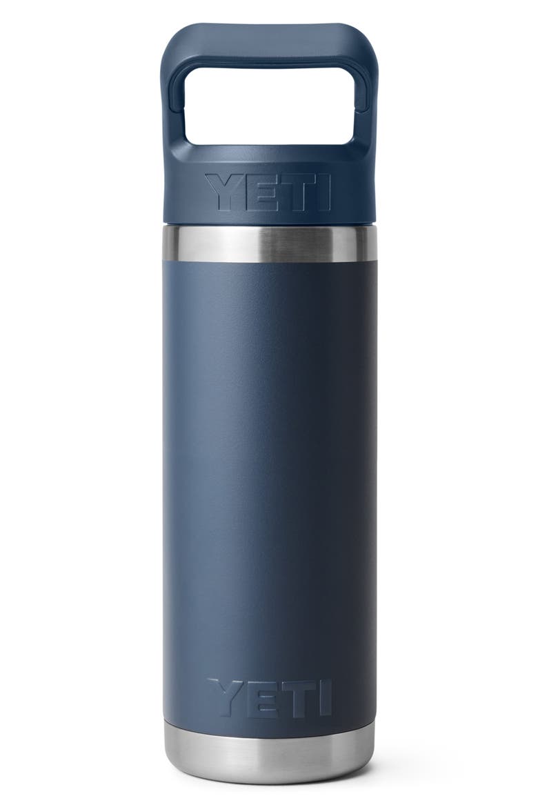 Rambler 18-Ounce Straw Water Bottle, Alternate, color, NAVY