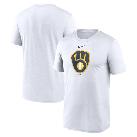 Men's Nike White Milwaukee Brewers New Legend Dri-FIT T-Shirt