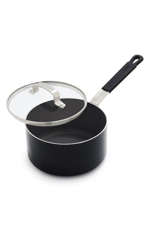 x Bobby Flay Professional Ceramic Nonstick 2.53-Quart Saucepan with Lid