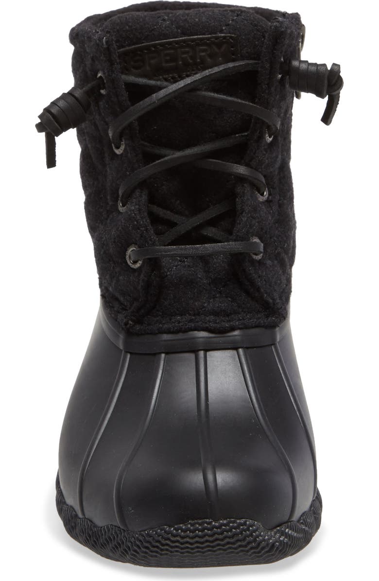 Sperry Saltwater Quilted Waterproof Rain Boot, Alternate, color,