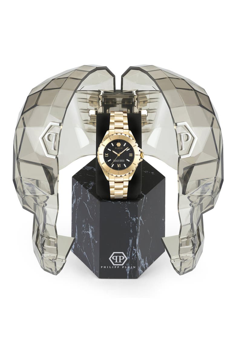 Plein Heaven Bracelet Watch, 38mm, Alternate, color, GOLD
