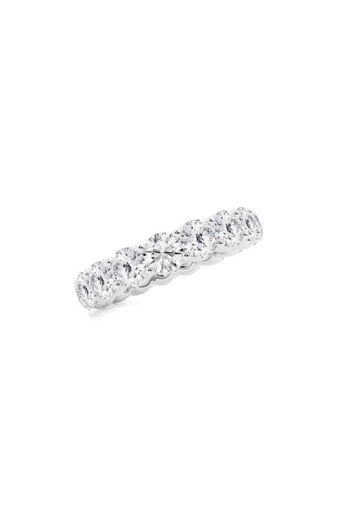 Round Cut Lab Created Diamond Infinity Ring - 4.0 ctw.