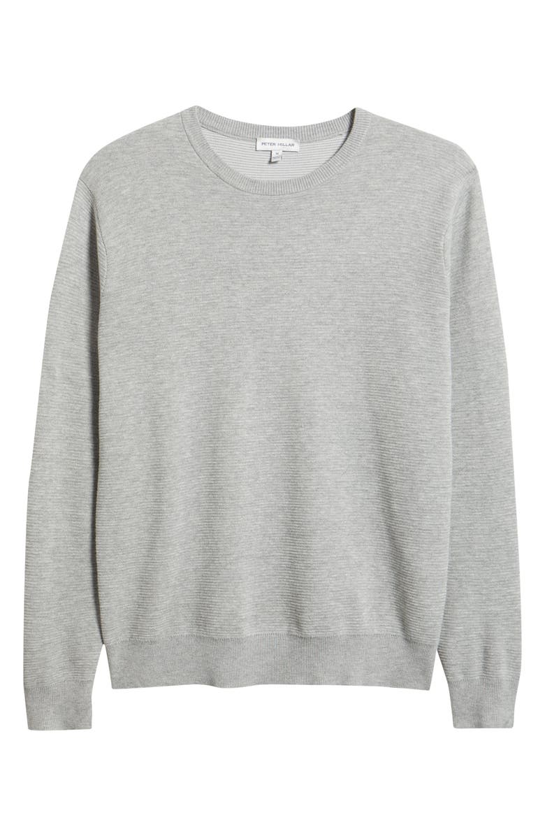 Peter Millar Coolspun Texture Sweater, Alternate, color, British Grey