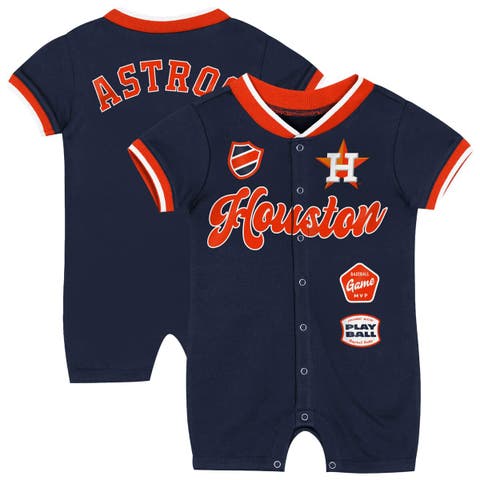 Newborn Outerstuff Navy Houston Astros Pinch Coverall