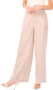 Ted Baker Beatrice Pleated Wide Leg Linen Trousers