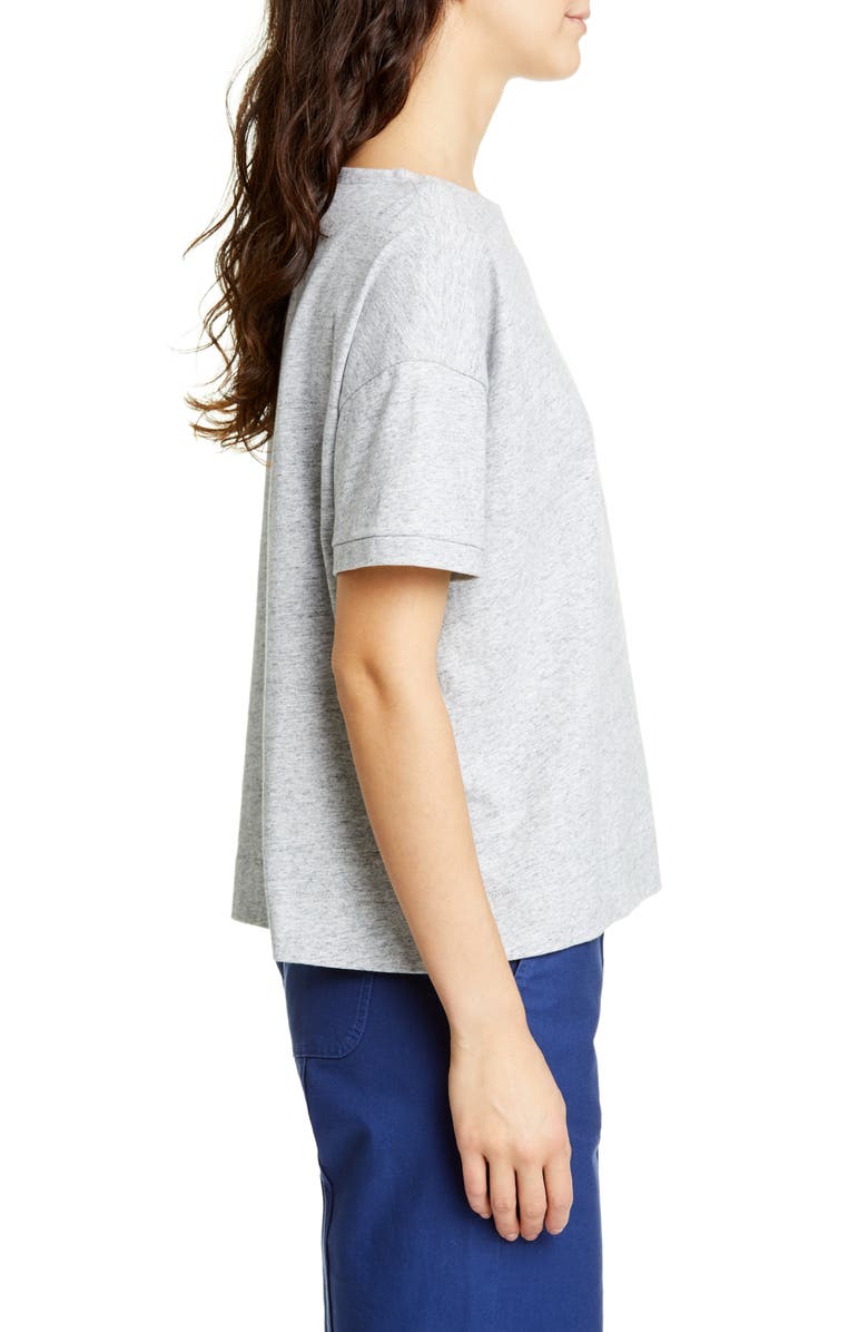 Alex Mill Heather Boxy Slub Tee, Alternate, color,