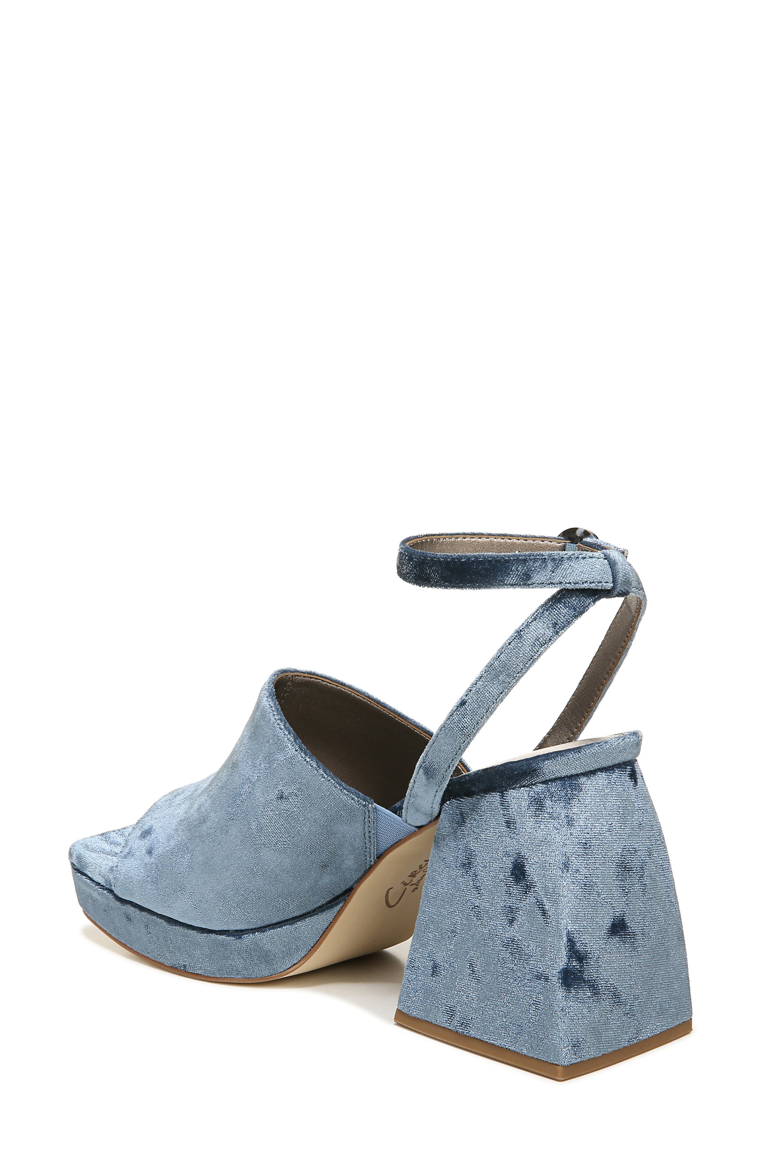 Circus by Sam Edelman Miranda Platform Ankle Strap Sandal, Alternate, color, DEJA BLUE