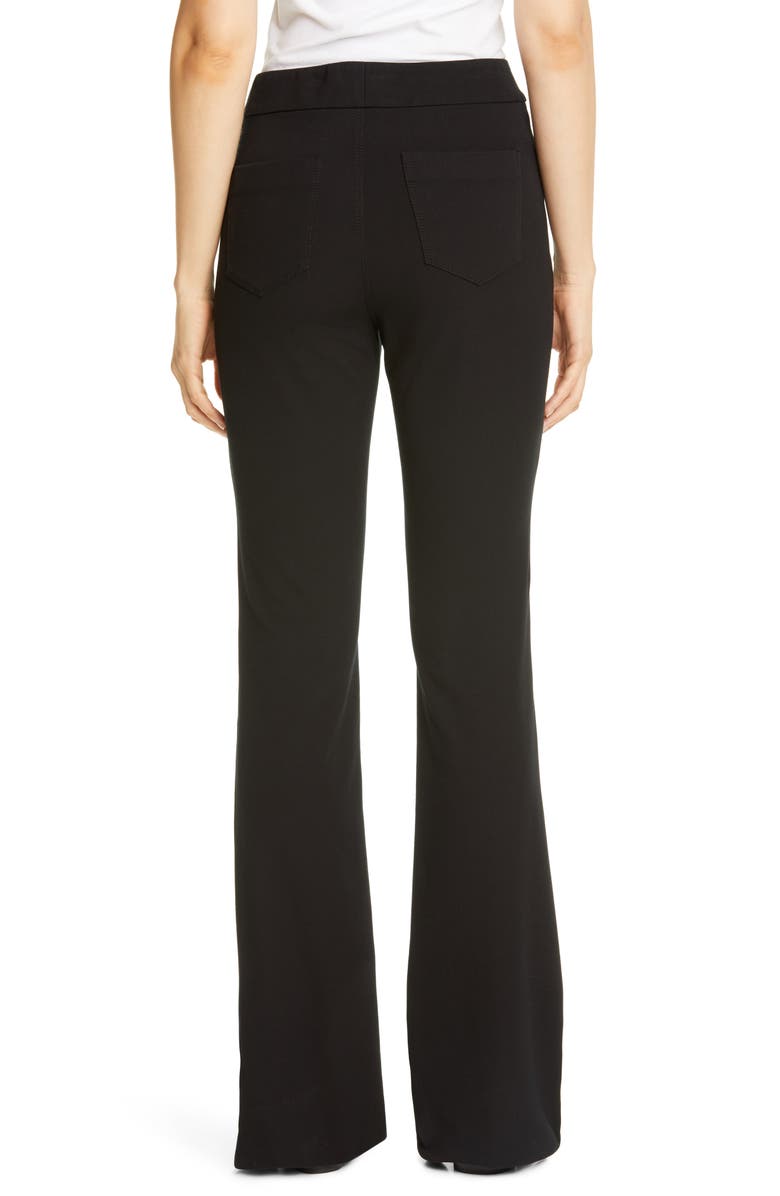 Lafayette 148 New York Suffolk High Waist Flare Jeans, Alternate, color, 