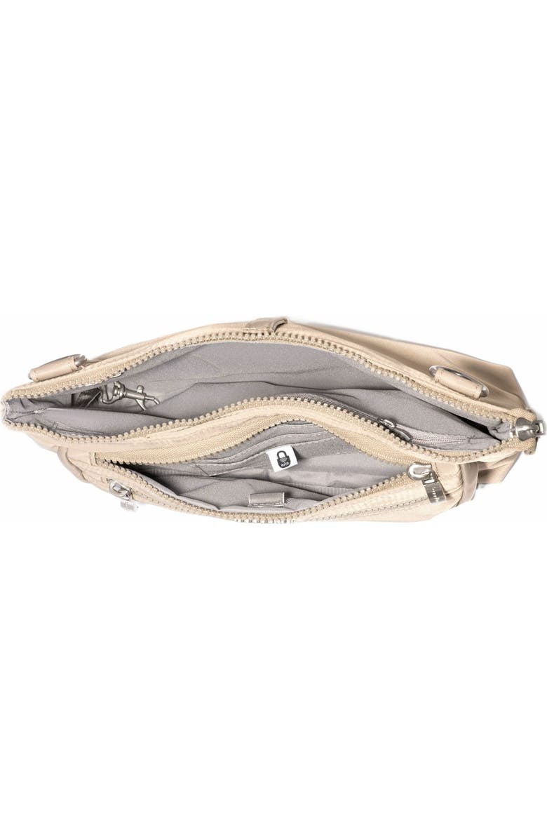 BAGGALLINI Pocket Belt Bag Convertible Crossbody Waist Pack, Alternate, color, Taupe Twill