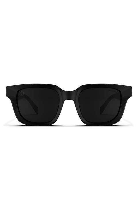 Midnite 47mm Polarized Square Sunglasses