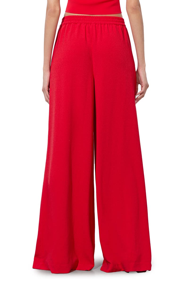 Alice + Olivia Ojai Ultra Wide Leg Pants, Alternate, color, Bright Ruby