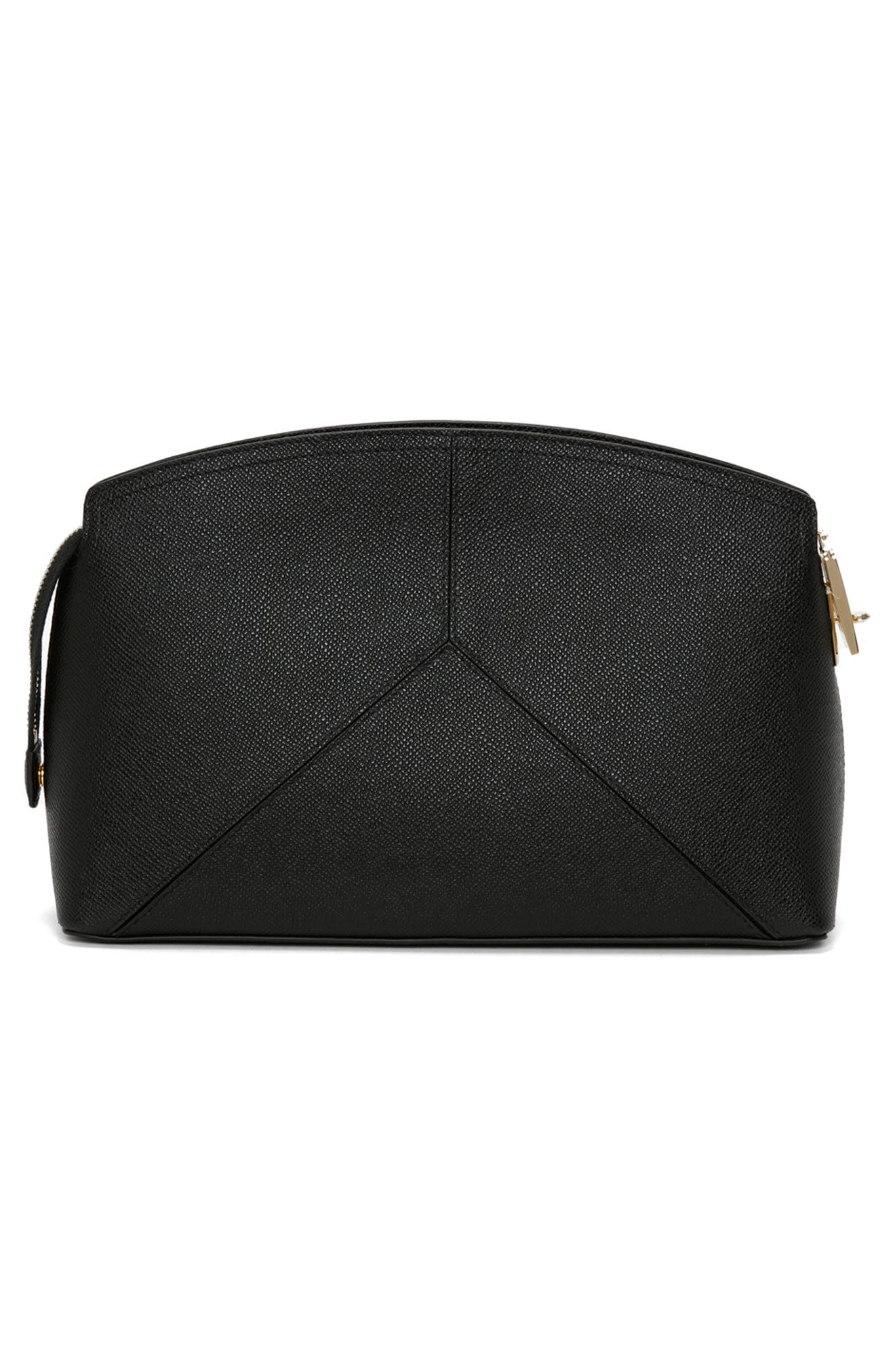 Victoria Beckham The Victoria Leather Clutch, Alternate, color, 