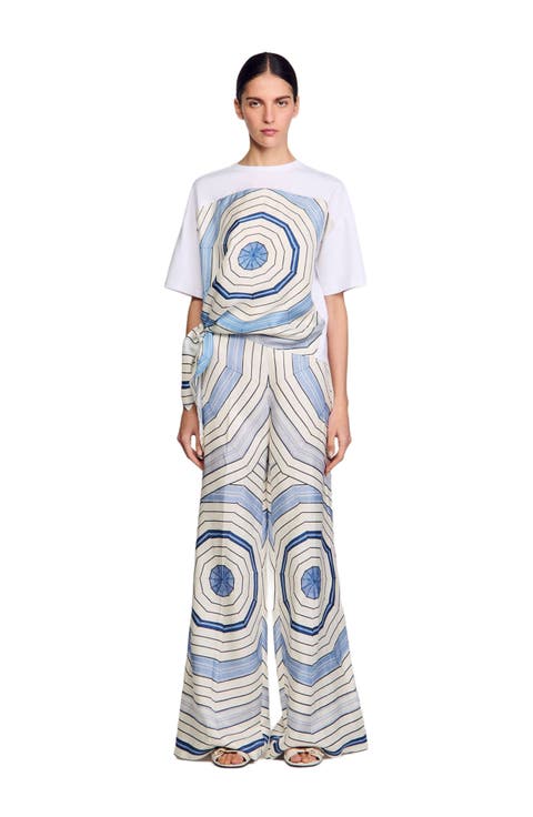 Spiral print T-shirt